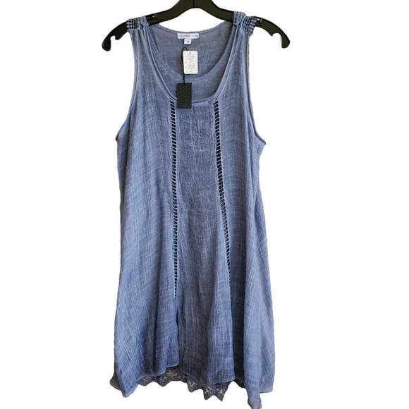 chinese dress ladies Cotton Chunky Cord Tiered Tunic Dress